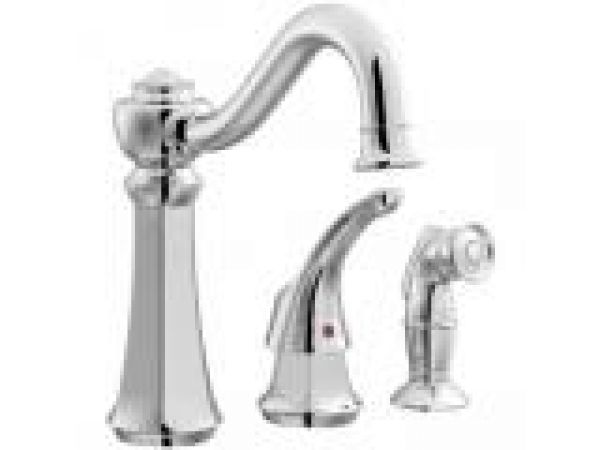 One Handle Kitchen Faucet with Matching Finish Sid