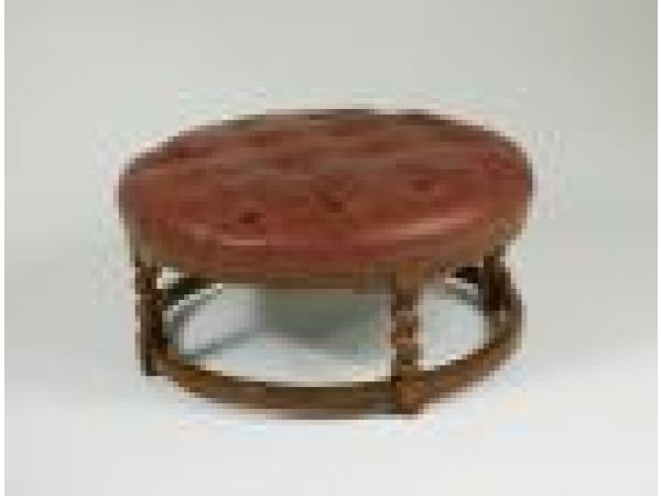 3376 Round Upholstered Bench