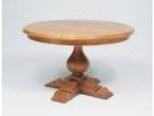 6013 Round Single Pedestal Table
