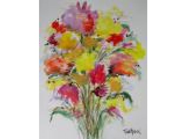 Floral Painting Seven: Giclee Print