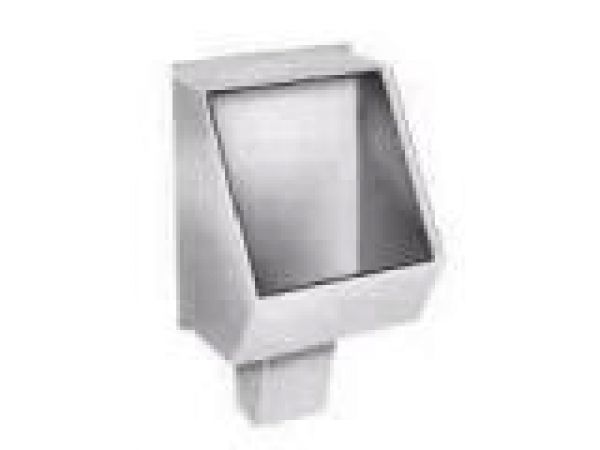 Front Mounted Stainless Steel Blowout Urinal