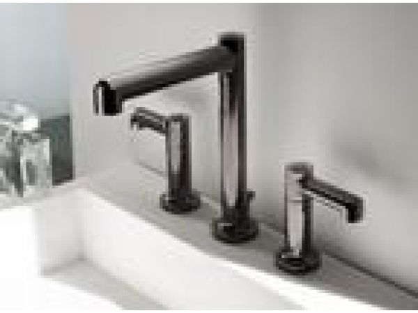 Museo Bath Faucet in Polished Graphite