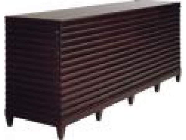 Fluted Low Cabinet