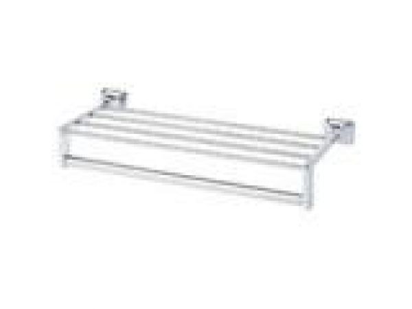 Die Cast Accessories: Towel Shelf with Towel Bar a