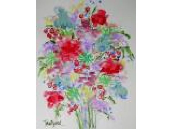Floral Painting Eight: Giclee Print