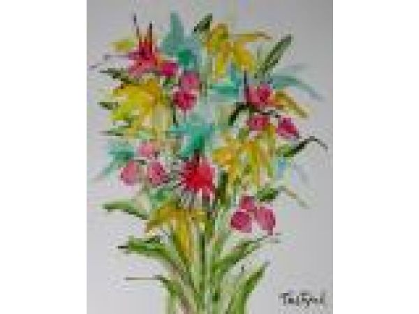 Floral Painting Nine: Giclee Print