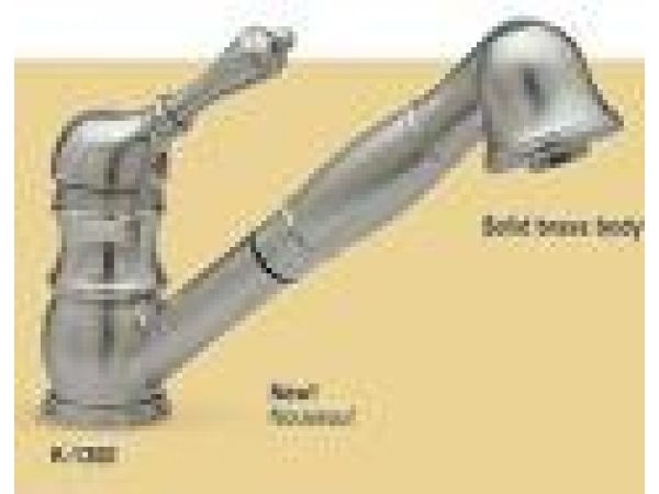 Solid Brass body pull out kitchen faucet