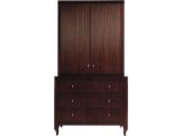 Reeded Armoire