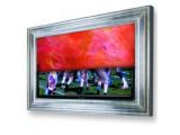 Motorized Fine Art Prints Conceal Plasma TVs