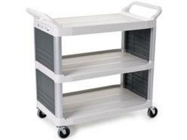 4092 Utility Cart with Enclosed End Panels on 2 Sides