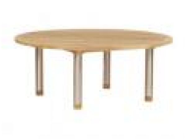 Equinox Circular Dining Table with steel legs 180c