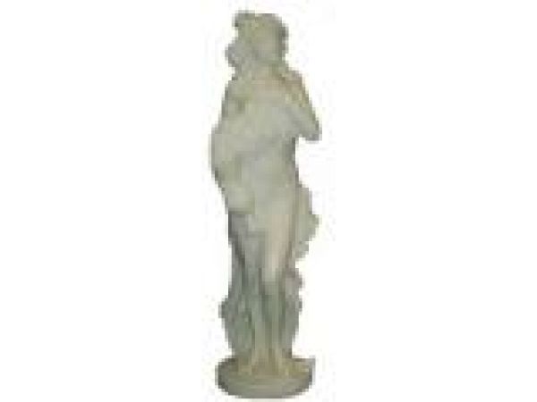 Woman Holding Vase Hand-Carved Marble