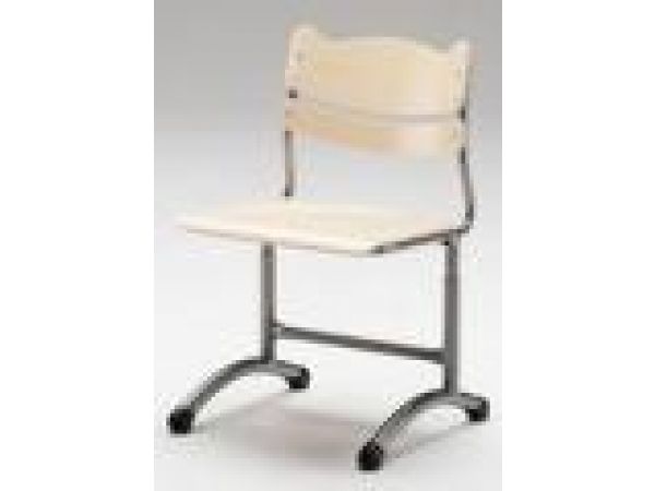 1030 Prima student chair with wooden seat