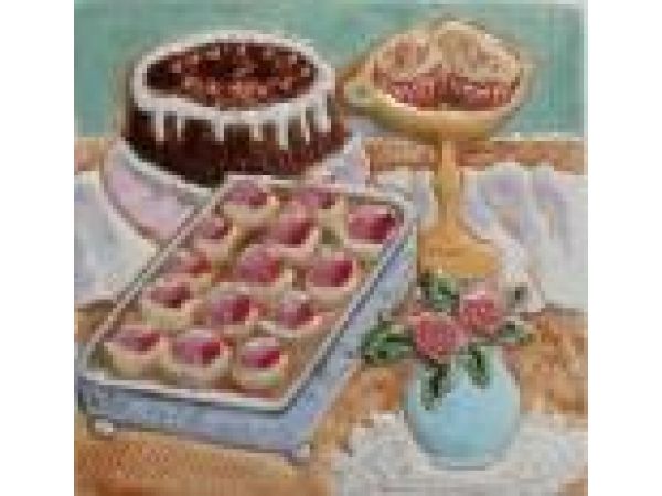 Gift Tiles-6x6 French Pastries