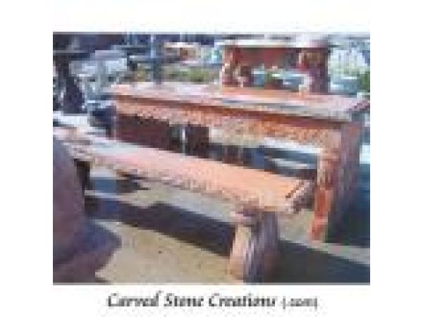 Tressel TBL-011, Marble w/Two Complimentary Benches