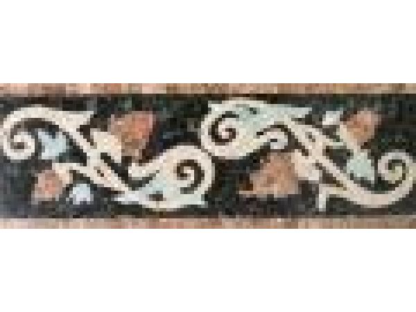 Stone Mosaics-6x17 Fleuret R