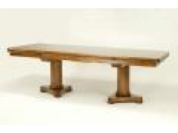 8776 Rectangular Double Pedestal Table