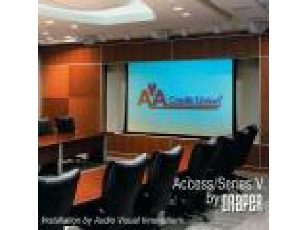 Access/Series V Motorized Projection Screen