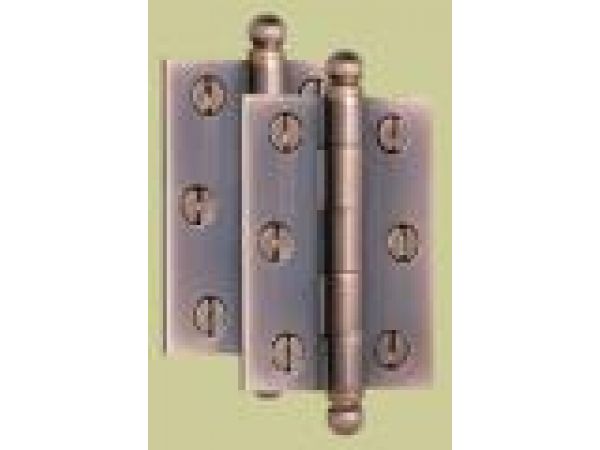 Cabinet Hinges: Loose-Pin & Ball-Tip, Brass & Iron