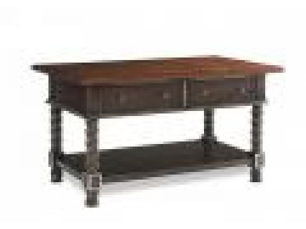 C33 Tuscan Work Table W/Wood Top