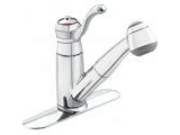 One Handle Kitchen Faucet with Pullout Spout