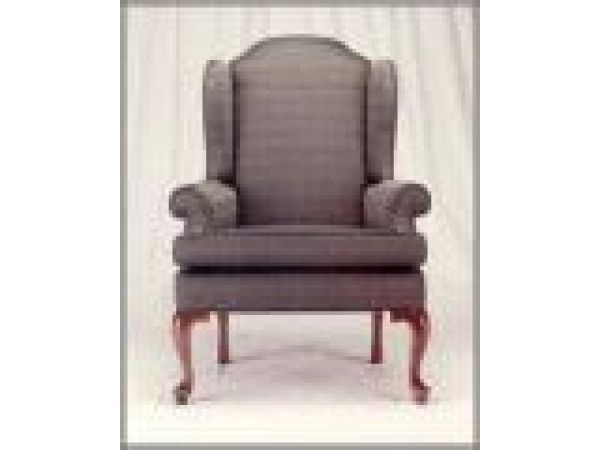 465-C  Winston High Back Wing Arm Chair