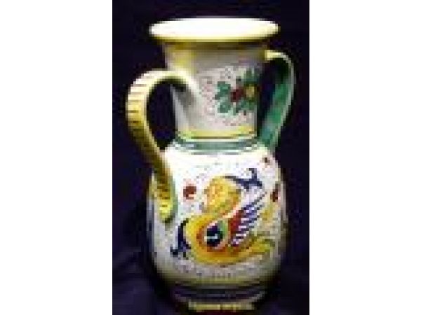 255/20 8'' Vase w/Handles - Raffaellesco