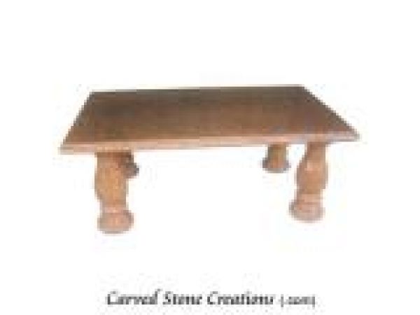 TBL-012 Large Fulll-Size Granite Dining Room Table