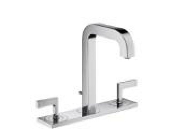 Axor Citterio Widespread Faucet Set with Lever Handles and Base Plate