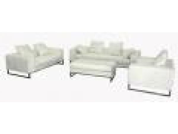 SL 155 White, Fabric Sectional Sofa