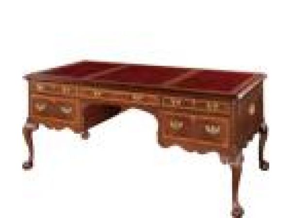 HHED80L Executive Desk with Leather Top