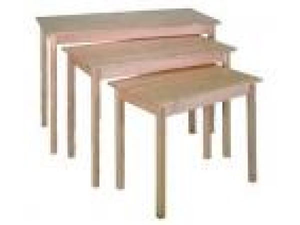 Solid Maple Nesting Tables - Set of 3