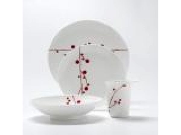 Red Berry Four-piece place setting
