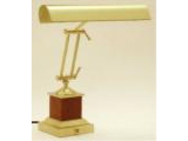 Leather Wrapped Desk / Piano Lamps P14-501