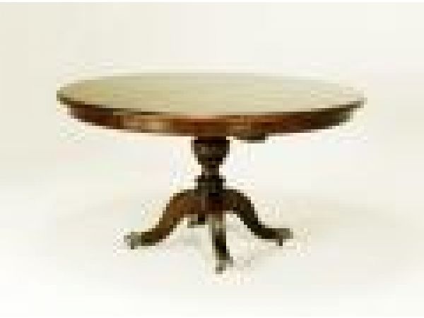 8760 Round Pedestal Table with Casters