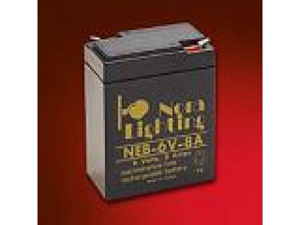 NEB-6V-8A -- Battery, 6 Volt, 8 amp/hour