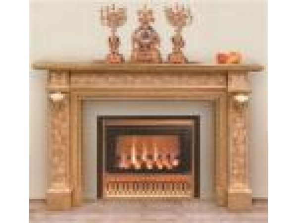 Metal Fireplace Mantels-Model -Westminster-WA-BL-103