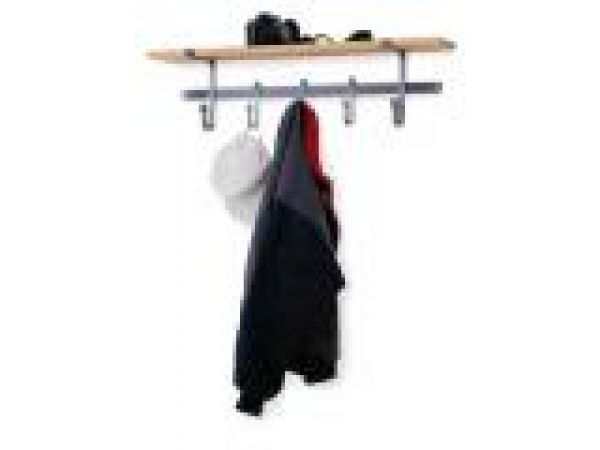 SCR5: Shelf Coat Rack