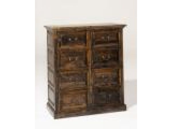 3437 Eight Drawer File Cabinet