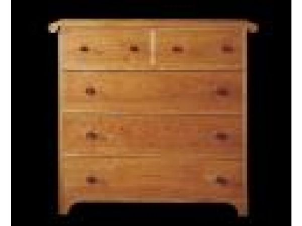 Sleigh Chest of Drawers