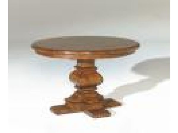 6069 Round Single Pedestal Table
