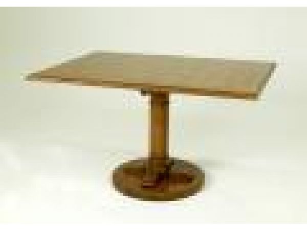 7174B Rectangular Pedestal Table