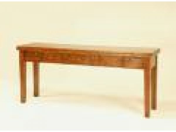 2948 Flip Top Console Table with Three Drawers