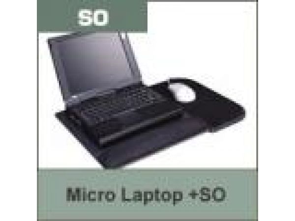 Micro Laptop Platform w/ Slide-Out Tray