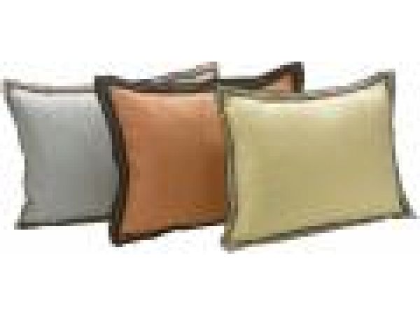 Linen and Ribbon Pillow