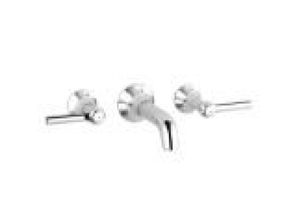 Axor Terrano Wall-Mounted Widespread Faucet Set with Lever Handles