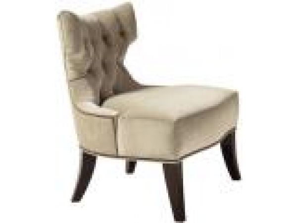 Tufted Back Lounge Chair