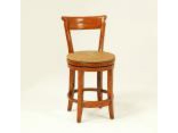 9853 Armless Counterstool with Swivel