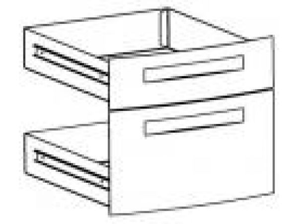 Drawer-set w. 2 Drawers / Item No. BOX A07 B
