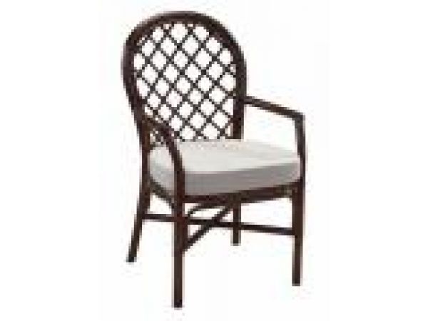 Oval Back Trellis Chair